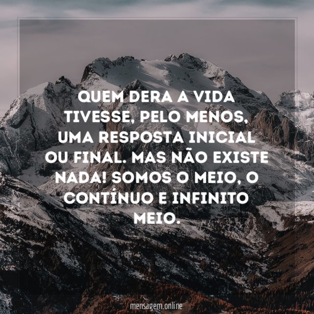 Quem dera a vida tivesse