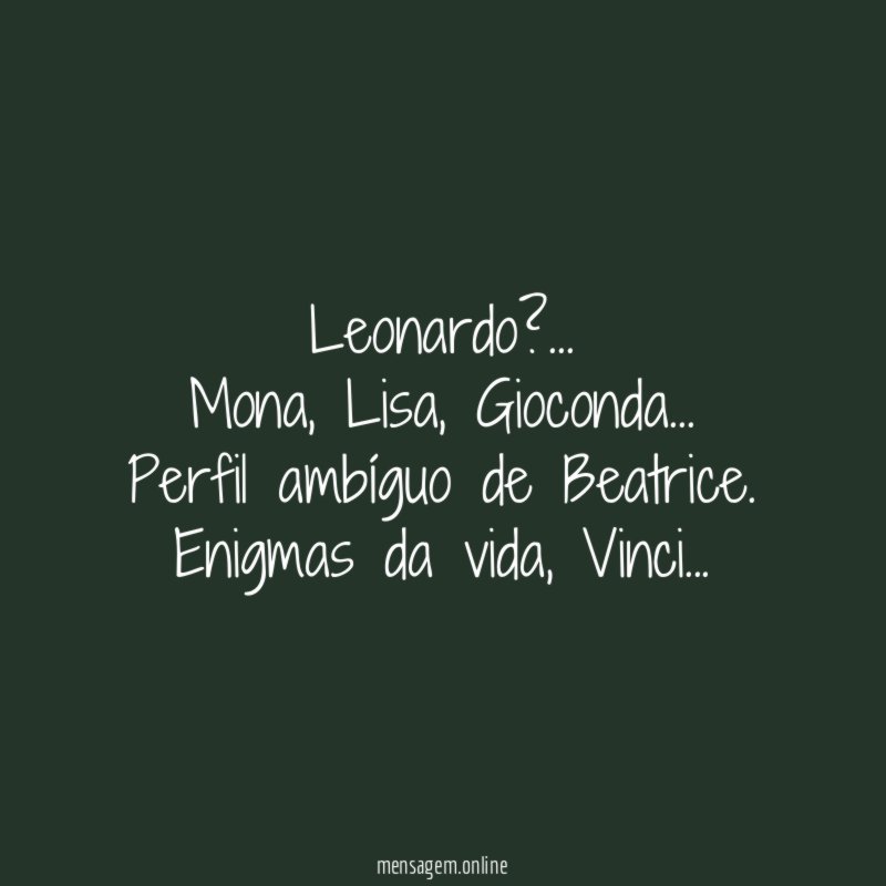 Leonardo?…