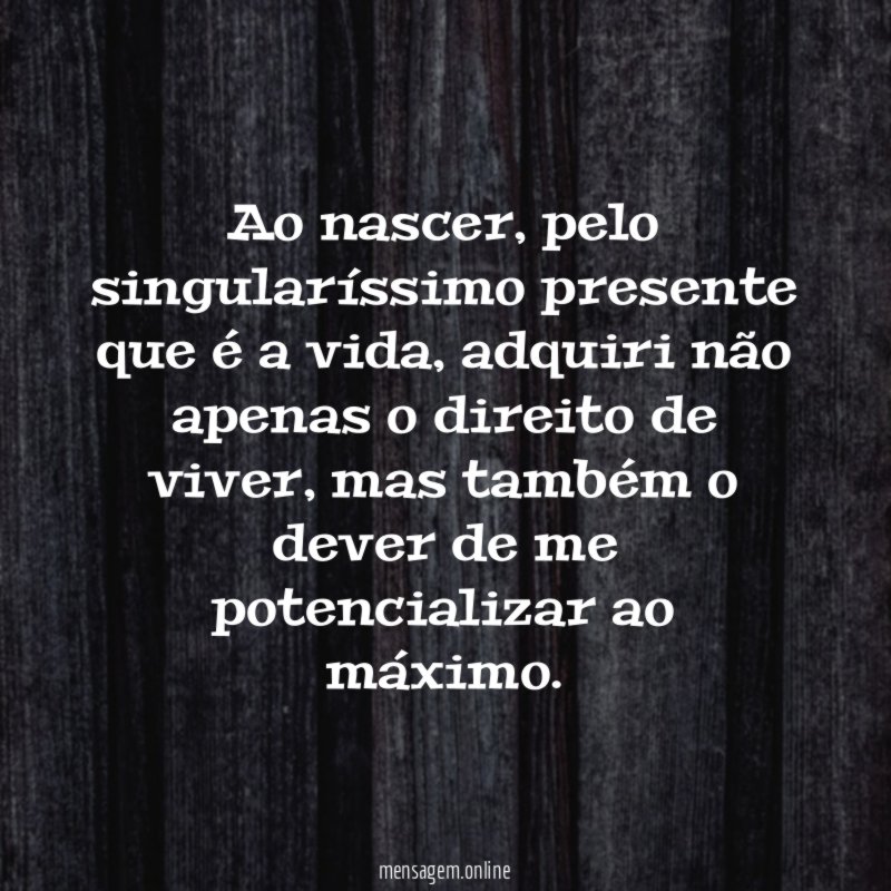 Ao nascer