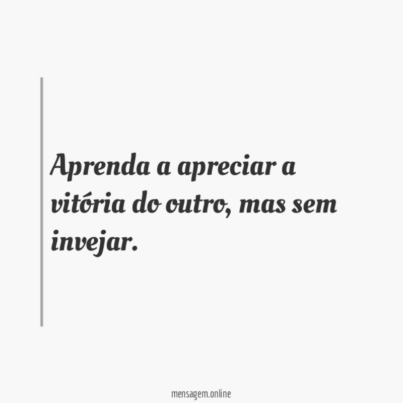 Aprenda a apreciar a vitória do outro