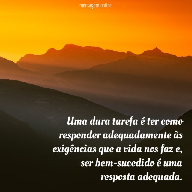 Uma dura tarefa é ter como responder adequadamente