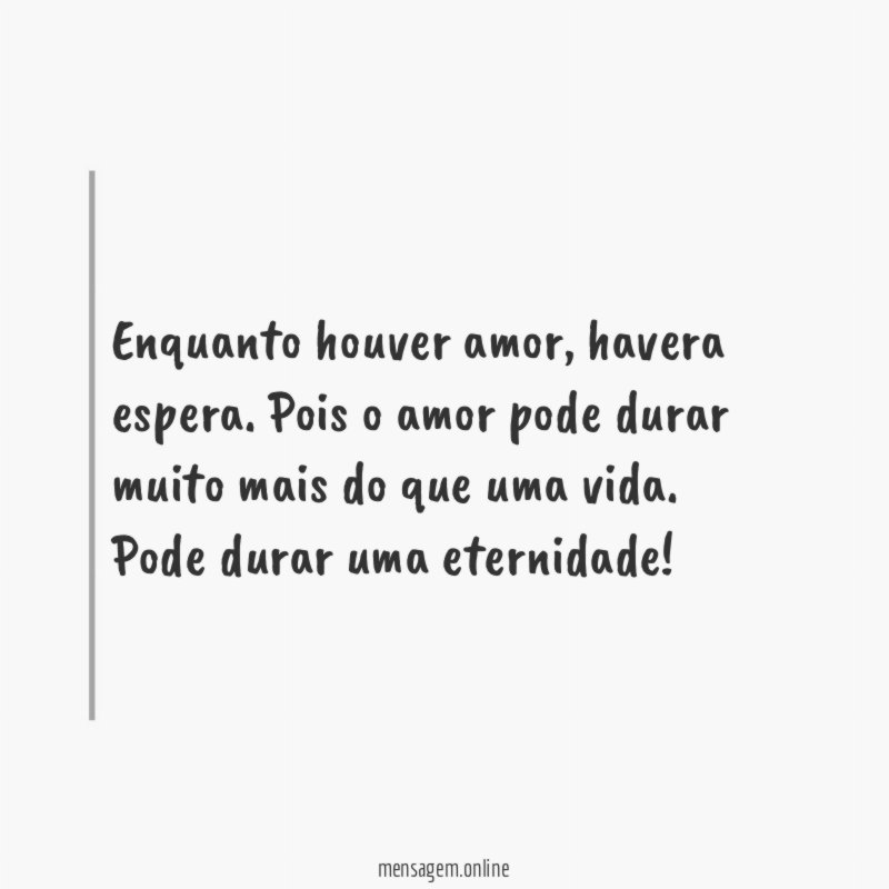 Enquanto houver amor