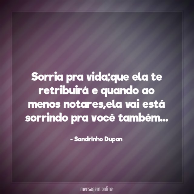 Sorria pra vida