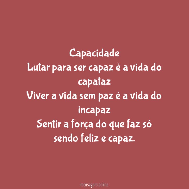 Capacidade