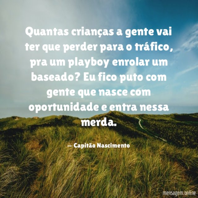 Quantas crianças a gente vai ter que perder