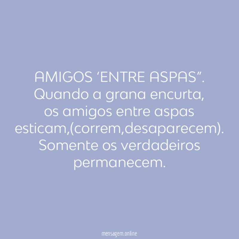 AMIGOS ‘ENTRE ASPAS”