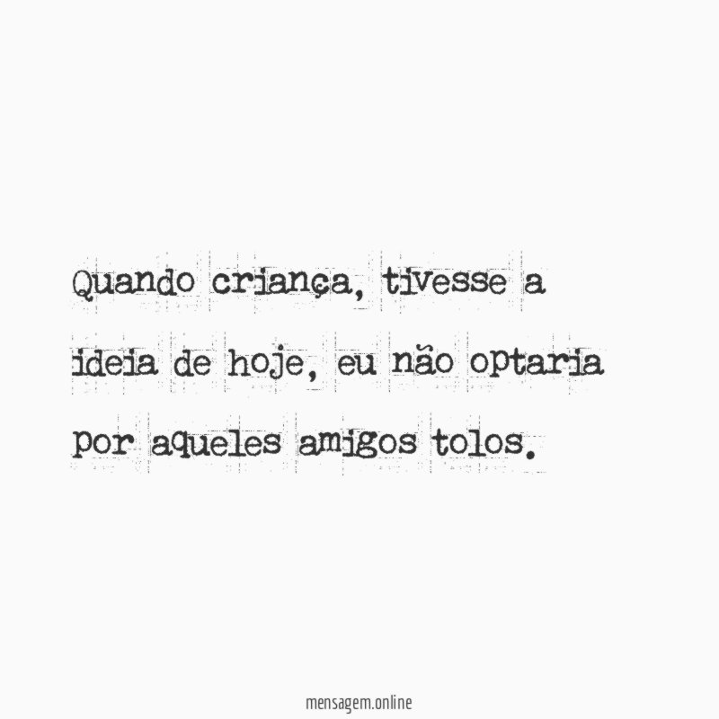 Quando criança