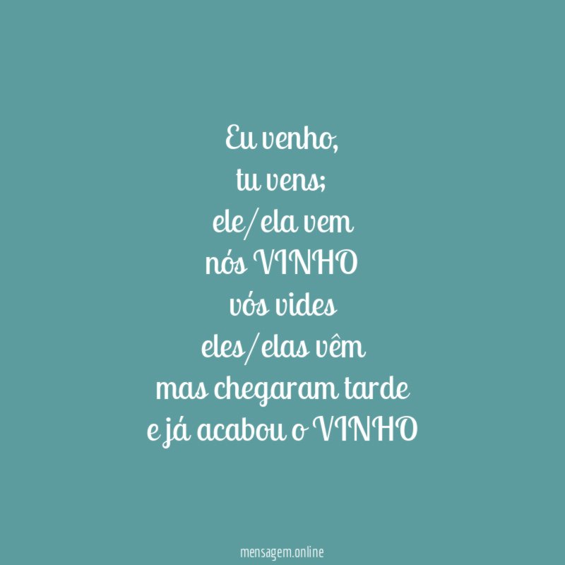 Eu venho