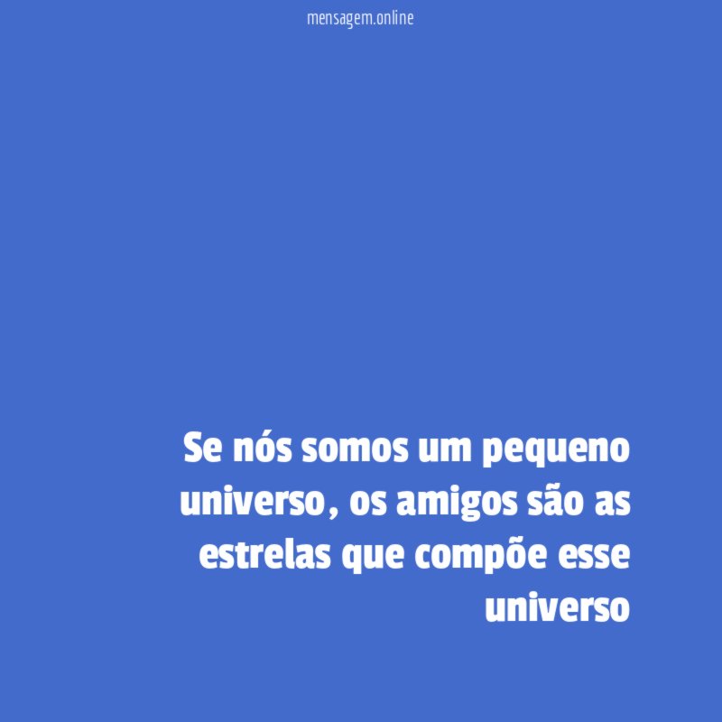Se nós somos um pequeno universo