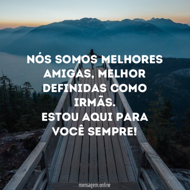 Nós somos melhores amigas
