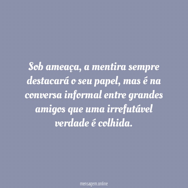 Sob ameaça