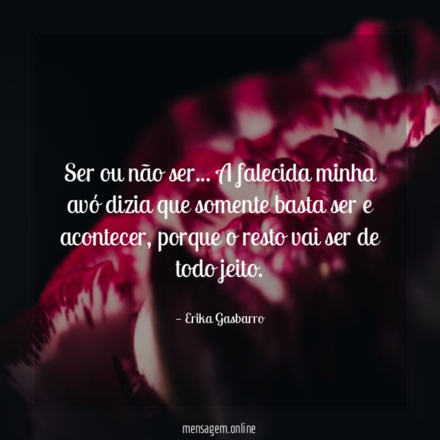 Ser ou não ser