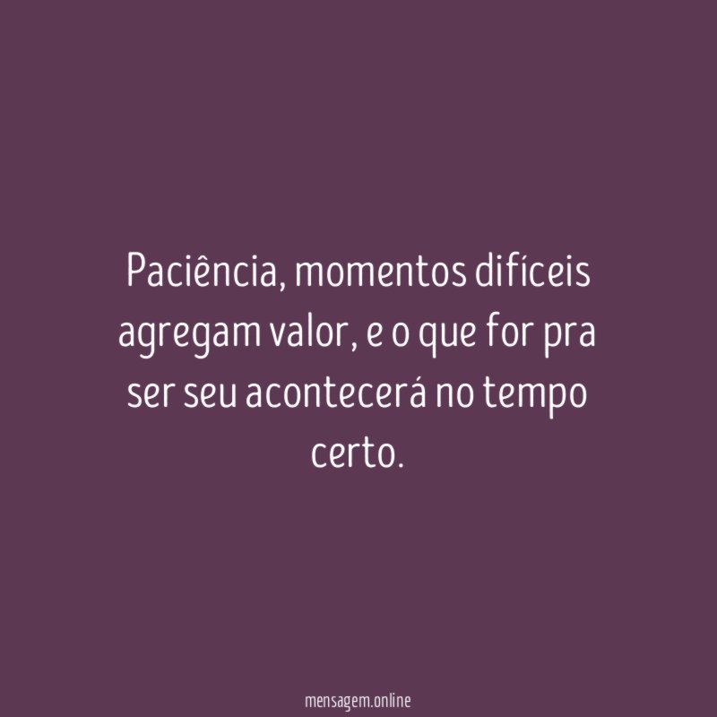 Paciência