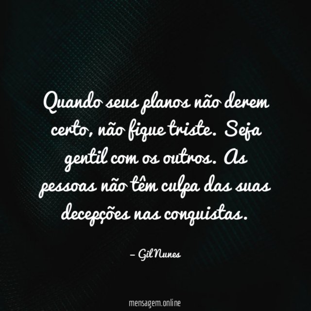 Quando seus planos não derem certo