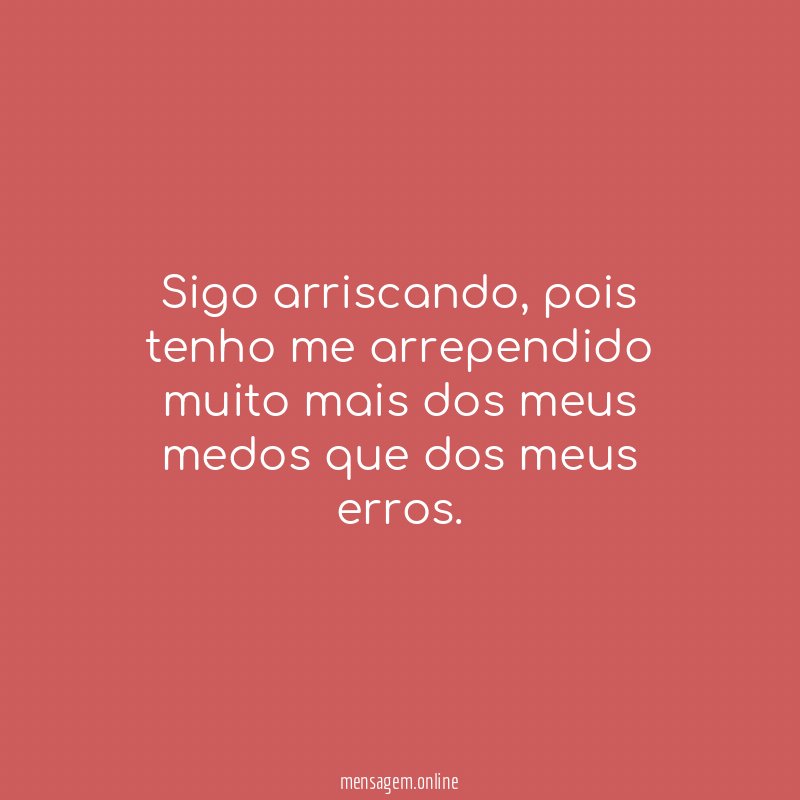 Sigo arriscando