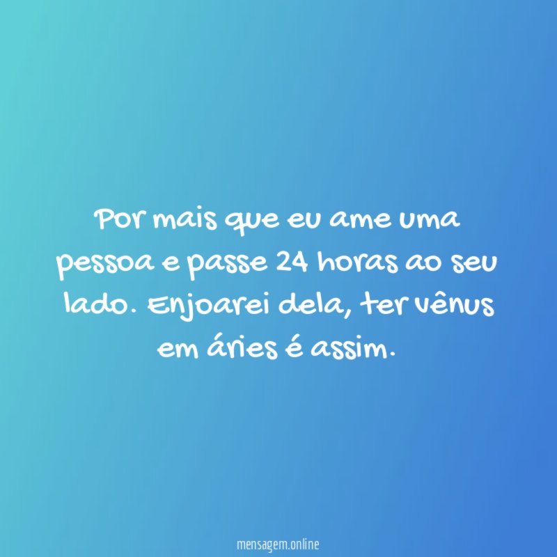 Por mais que eu ame uma pessoa
