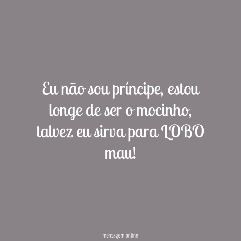 Eu não sou príncipe