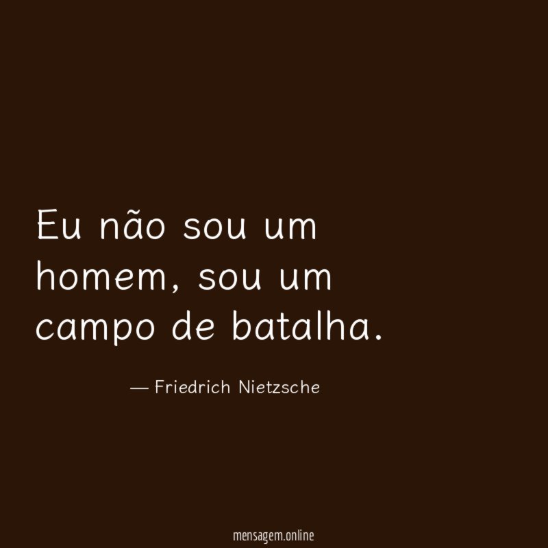 Eu não sou um homem