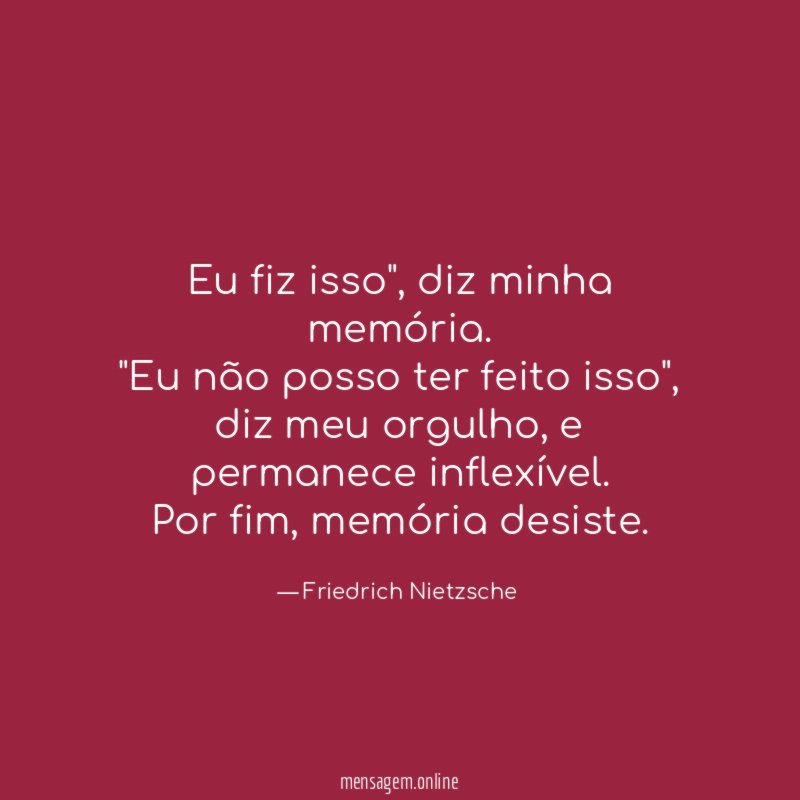 Eu fiz isso"
