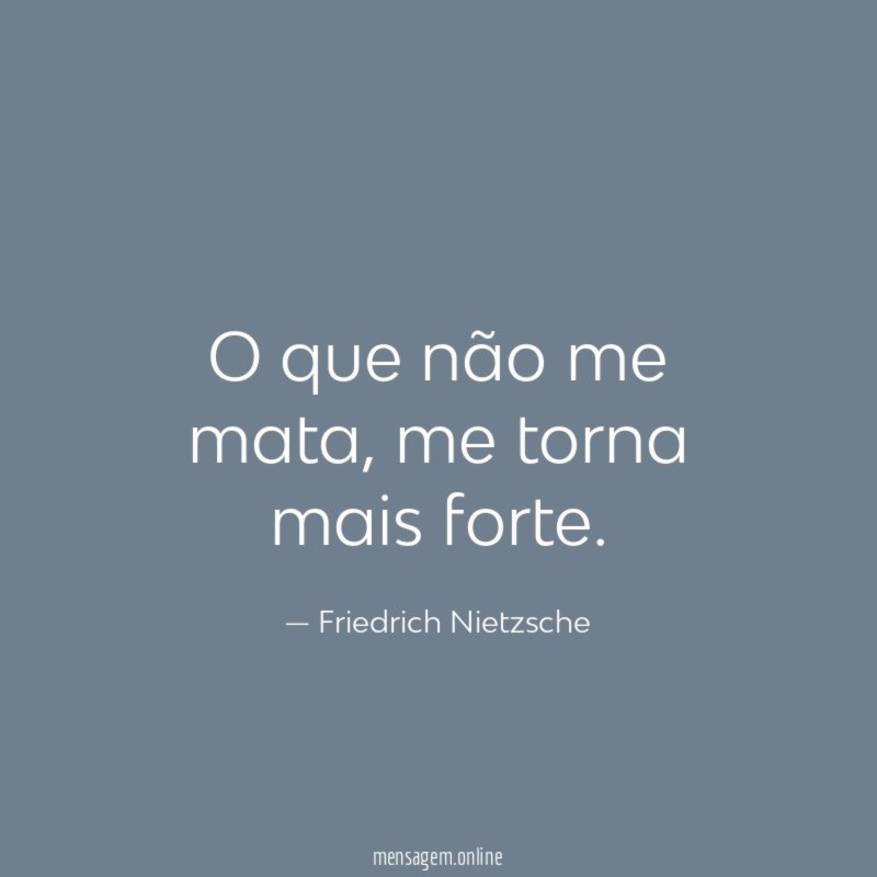 O que não me mata