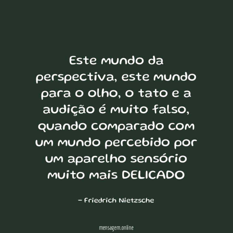 Este mundo da perspectiva
