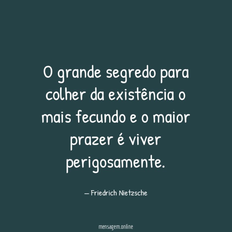 O grande segredo para colher da existência