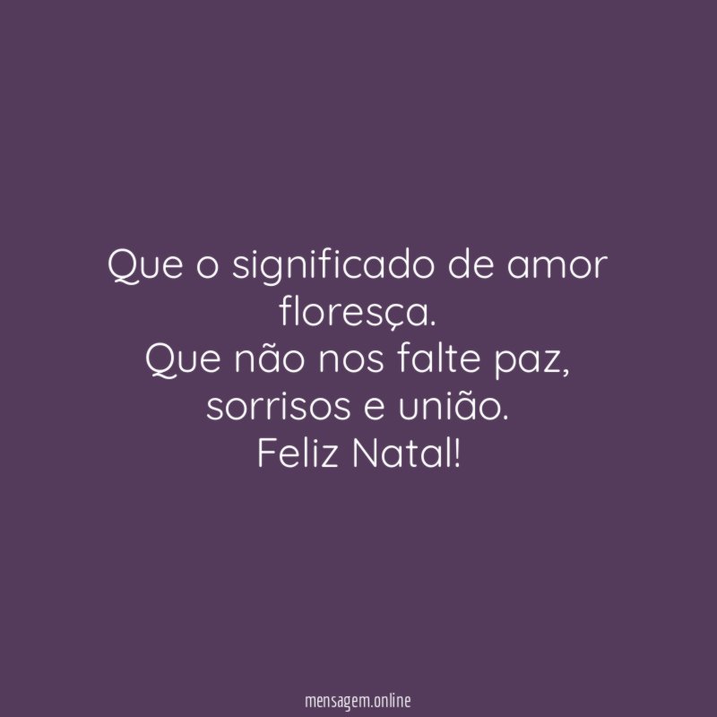 Que o significado de amor floresça