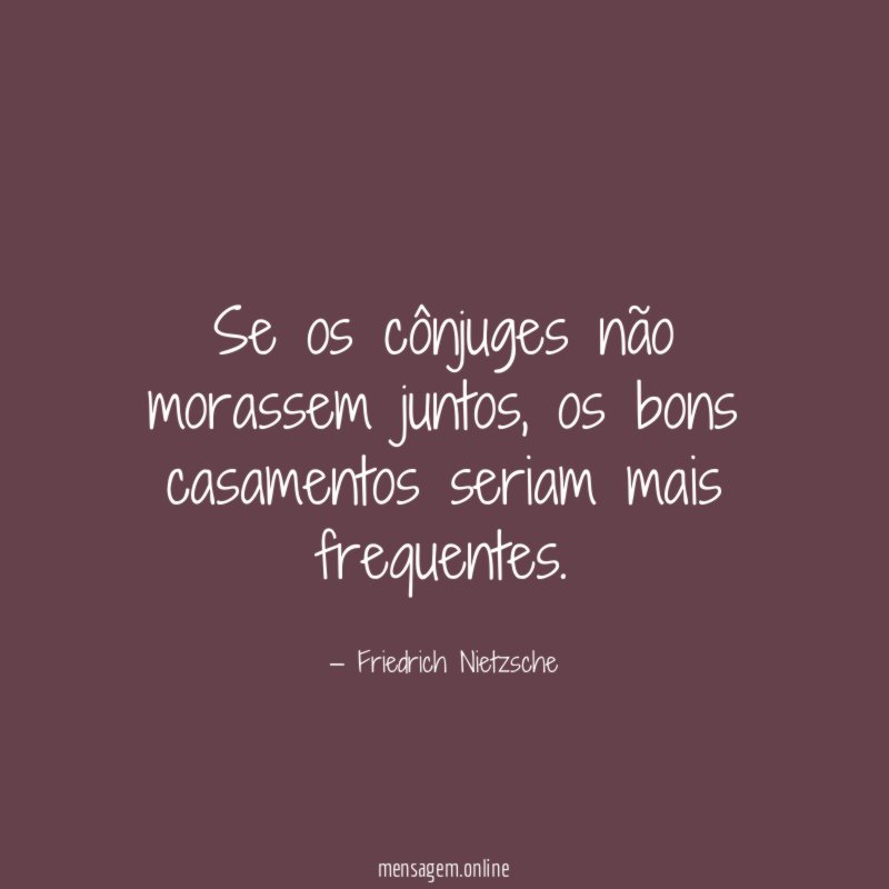 Se os cônjuges não morassem juntos
