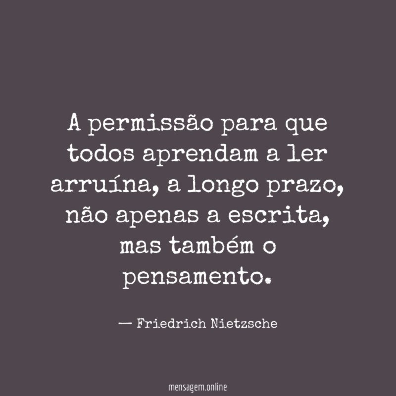 A permissão para que todos aprendam a ler arruína