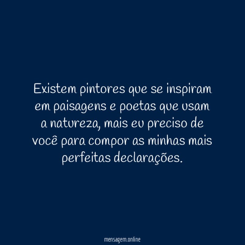 Existem pintores que se inspiram em paisagens
