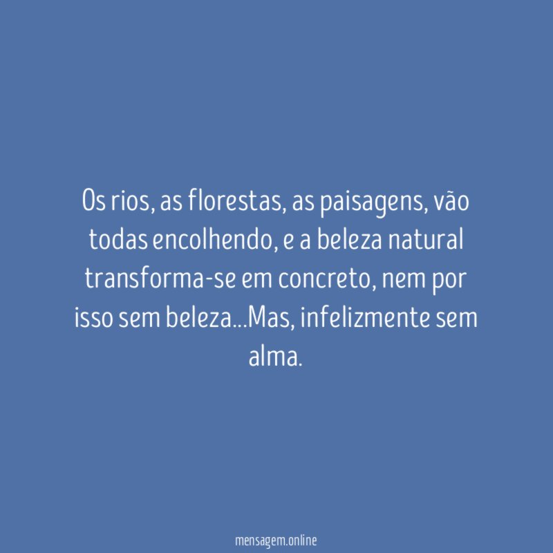 Os rios