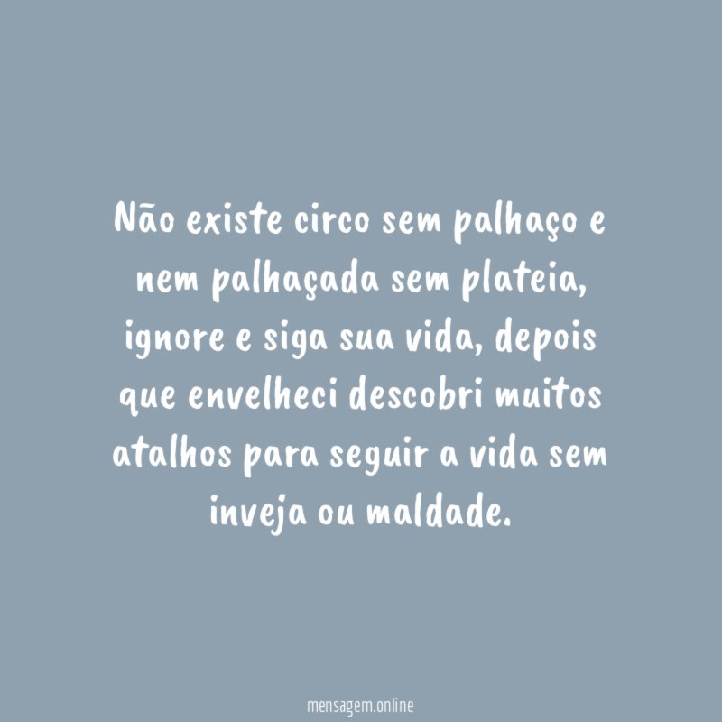 Não existe circo sem palhaço e nem palhaçada