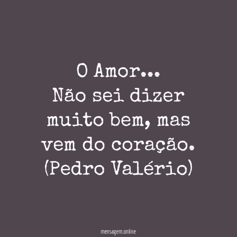 O Amor