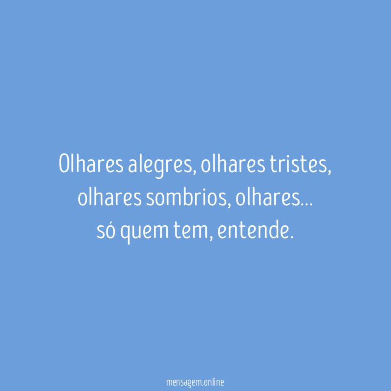 Olhares alegres