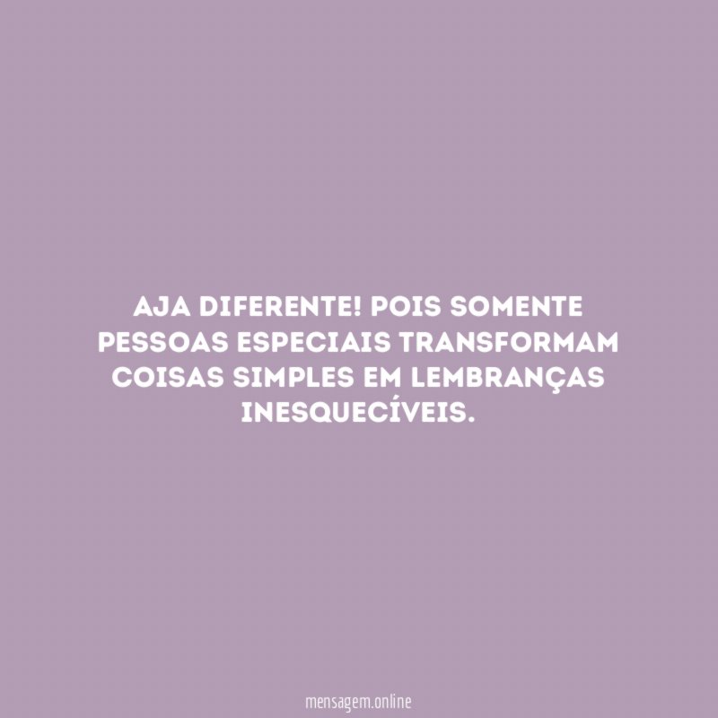 Aja diferente