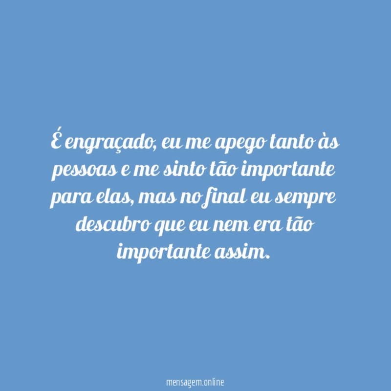 É engraçado