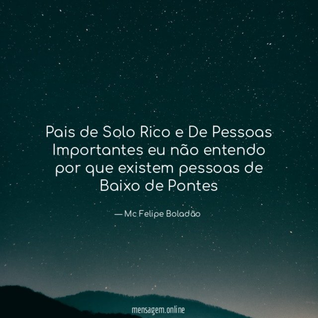 Pais de Solo Rico e De Pessoas Importantes