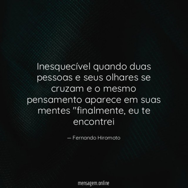 Inesquecível quando duas pessoas e seus olhares se
