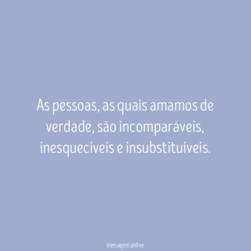 As pessoas