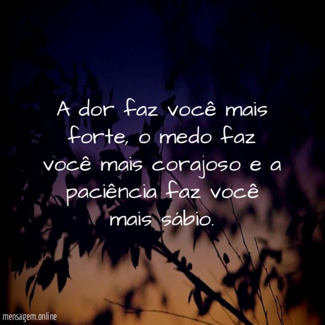 A dor faz você mais forte