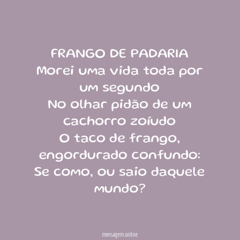 FRANGO DE PADARIA