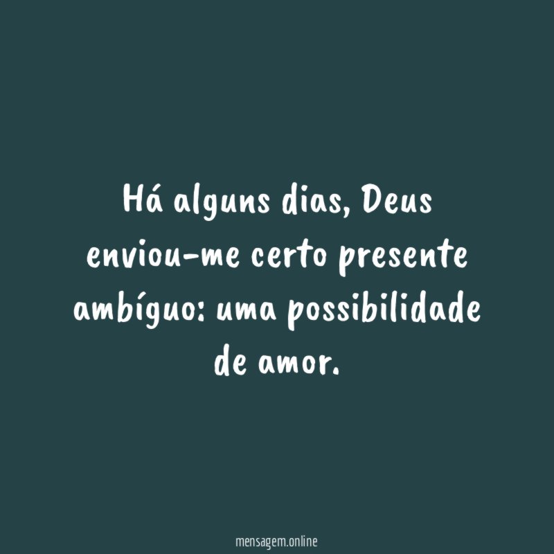 Há alguns dias