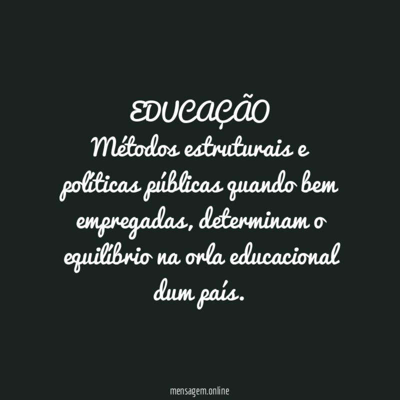 EDUCAÇÃO