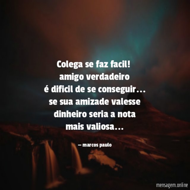 colega se faz facil
