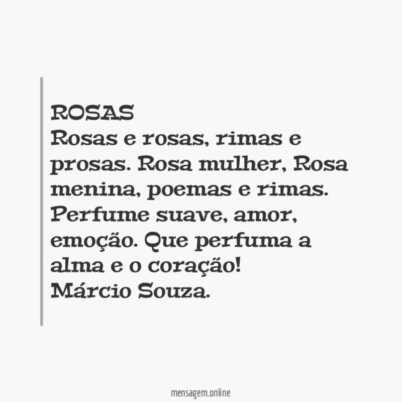 ROSAS Rosas e rosas