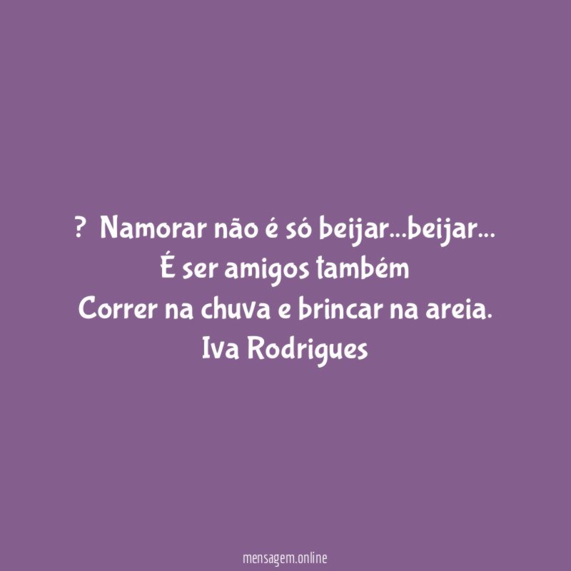 ♥?♥ღ Namorar não é só beijar