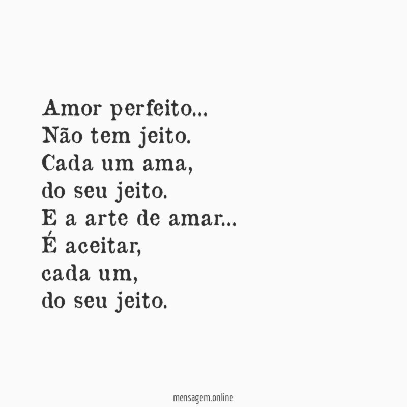 Amor perfeito
