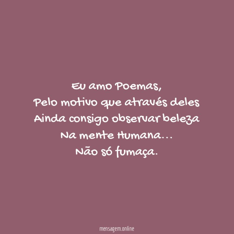 Eu amo Poemas