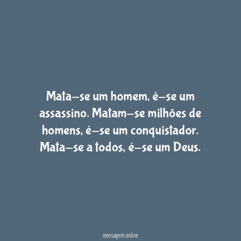 Mata-se um homem