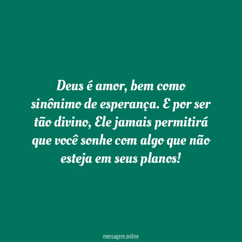Deus é amor